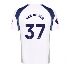 Lacne Muži Futbalové dres Tottenham Hotspur Micky van de Ven #37 2025-26 Krátky Rukáv - Domáci